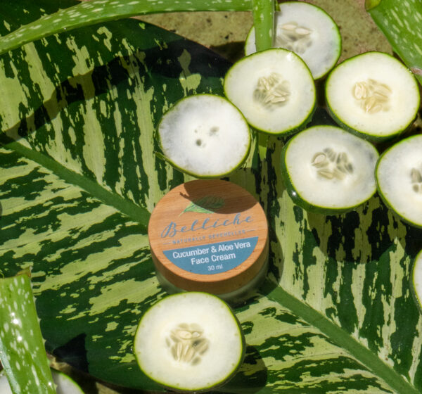 Belliche Seychelles Cucumber Aloe Vera Face Cream3 scaled